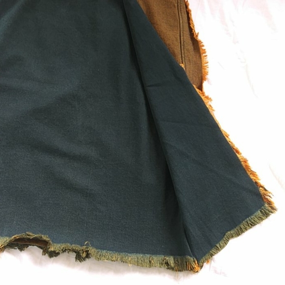 Private Circle Denim Fringe Jean Skirt 9 Junior - Picture 11 of 16